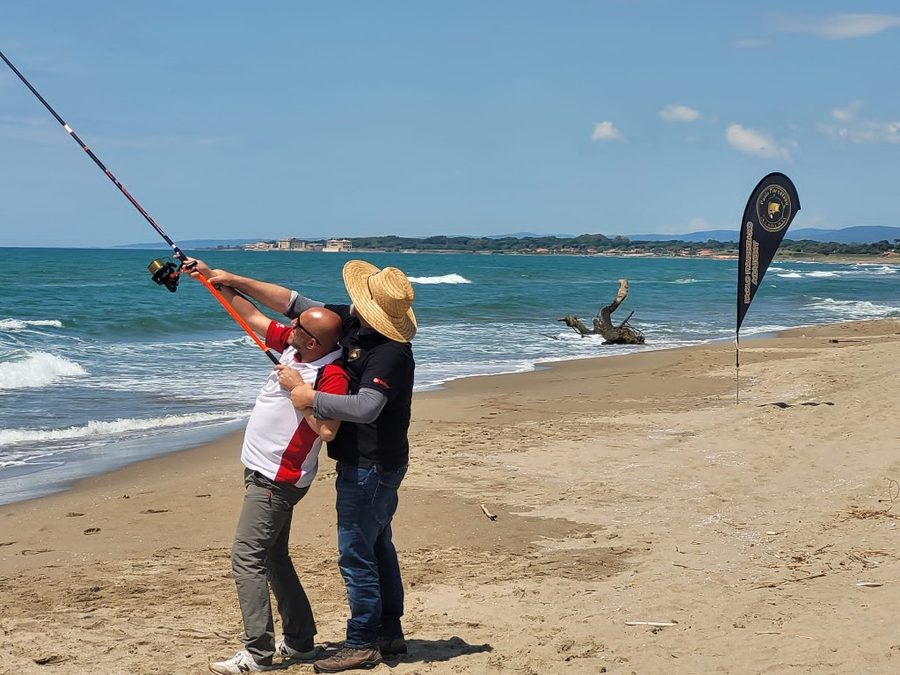 Correzione tecnica in spiaggia